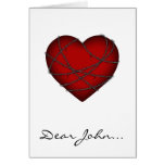Cher John… Carte