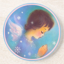 Cher petit caboteur de prière d'ange dessous de verre