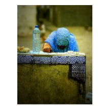 Chercher l'eau cartes postales