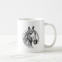Cheval chanceux mug à café