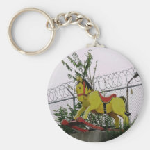 Cheval de basculage Keychain Porte-clé