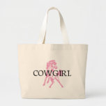Cheval de Bronc de cow-girl (version rose de cheva Sacs Fourre-tout