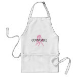 Cheval de Bronc de cow-girl (version rose de cheva Tablier