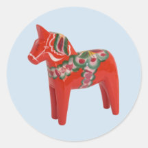Cheval de Dala de Suédois Adhésif