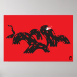 Cheval de l'eau affiche