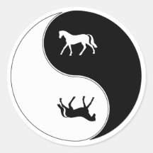 Cheval de Yin Yang Adhésifs
