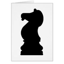Cheval d'échecs cartes