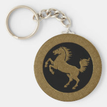 CHEVAL D'OR PORTE-CLÉS