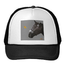 Cheval et papillon casquette