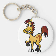 Cheval fou porte-clés