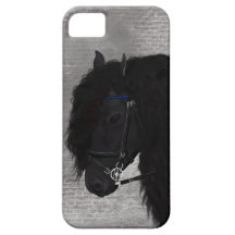 Cheval frison étuis iPhone 5