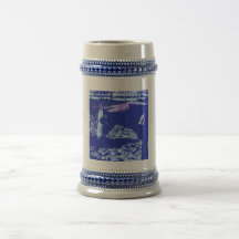 Cheval frôlant l'art de bruit tasses