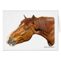 Cheval heureux carte