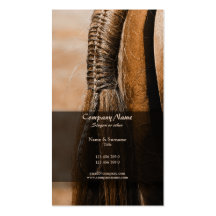 Cheval Modèle De Carte De Visite