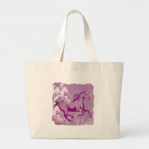 Cheval mystique de jardin (lt Purple) Sac En Toile