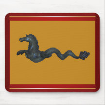 Cheval vénitien en verre de Murano Tapis De Souris