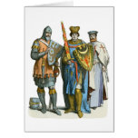 Chevalier, prince et Templar - costumes de l'époqu Cartes De Vœux