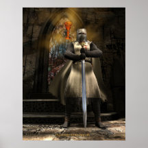 Chevalier Templar et Saint Graal Posters