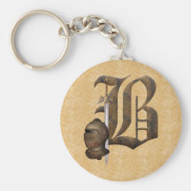 Chevaliers rouillés B initial Porte-clés
