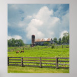 Chevaux à la ferme posters