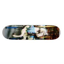 Chevaux de carrousel skateboards personnalisés