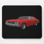 Chevelle 1968 solides solubles : Finition rouge :  Tapis De Souris