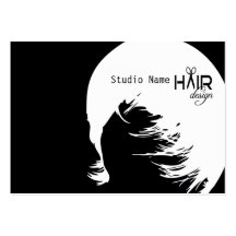 Cheveux Design1 - Carte de visite grand