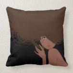 Cheveux et coussin de beauté