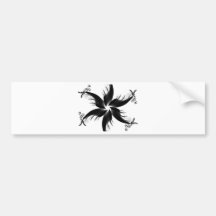 CHEVEUX NOIRS ADHÉSIF POUR VOITURE