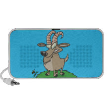 chèvre de billy de bande dessinée haut-parleur iPod