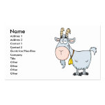 chèvre de billy idiote de bande dessinée modèle de carte de visite