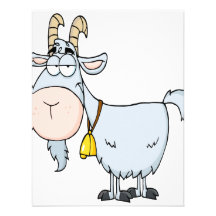 chèvre de billy idiote de bande dessinée invitation personnalisée