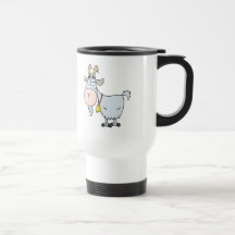 chèvre de billy idiote de bande dessinée mug