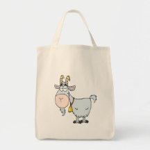 chèvre de billy idiote de bande dessinée sacs de toile