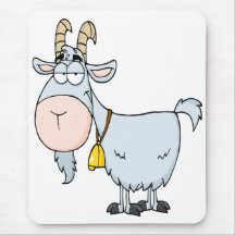 chèvre de billy idiote de bande dessinée tapis de souris
