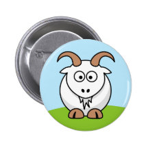 Chèvre de Saanen Pin's