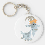 Chèvre fraîche mignonne Keychain de bande dessinée porte-clés