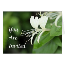 Chèvrefeuille "vous êtes" carte invitée