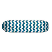 Chevrons de scintillement de bleu de ciel plateaux de skate