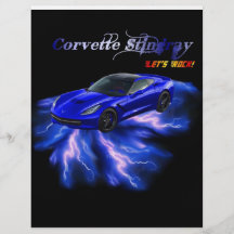 Chevy :  Pastenague 2013 de Corvette Prospectus Personnalisés