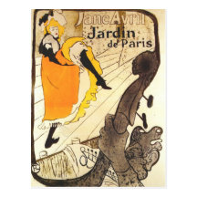 Chez le Jardin De Paris Carte Postale