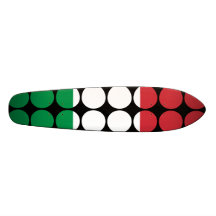 Chic Girly élégant de l'Italie : Drapeau d'Italien Skateboards
