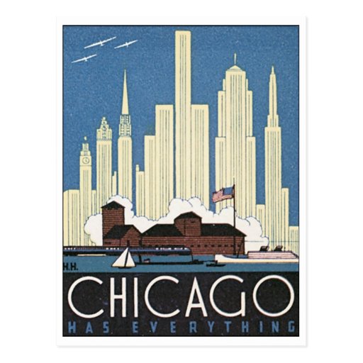 Chicago a tout carte postale