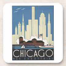 Chicago a tout dessous-de-verre