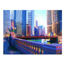 Chicago du centre cartes postales
