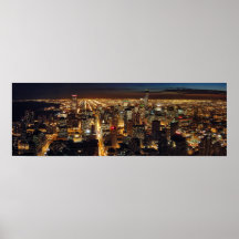 Chicago panoramique poster