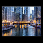 Chicago se reflète cartes postales