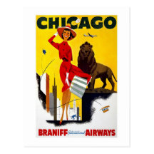 Chicago vintage carte postale