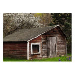 Chicken Coop in Spring ATC Business Card