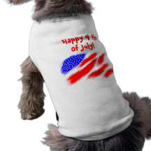 Chien américain t-shirt pour chien